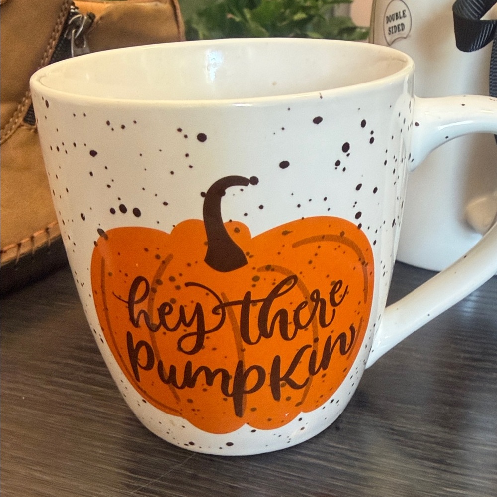 Hey There Pumpkin Speckled Mug
